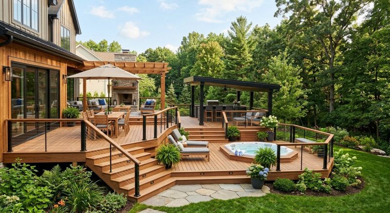 Multi Level Deck Installation in Norwalk, CT