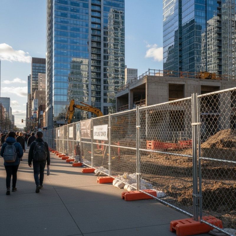 Temporary Fencing Installation