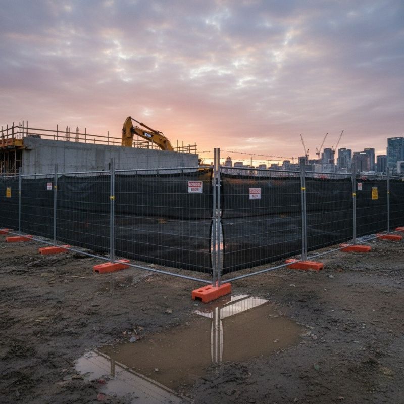 Temporary Fencing Installation