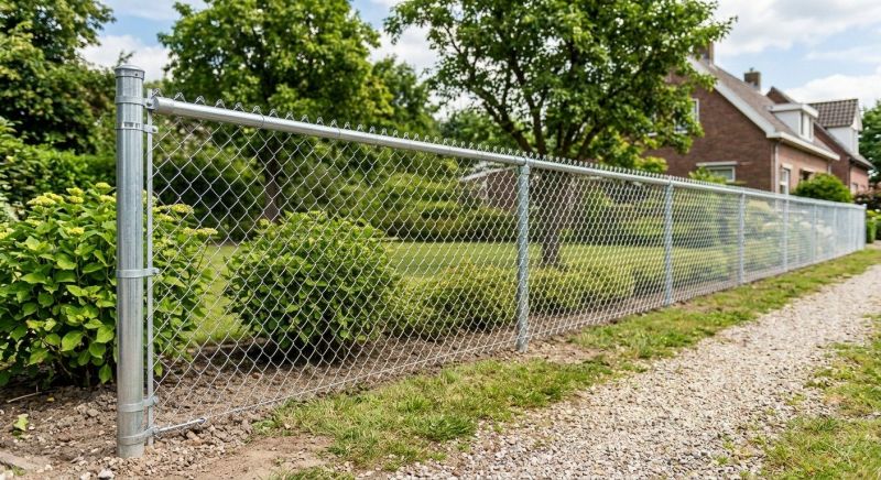 Cyclone Fence Installation in Pearland, TX