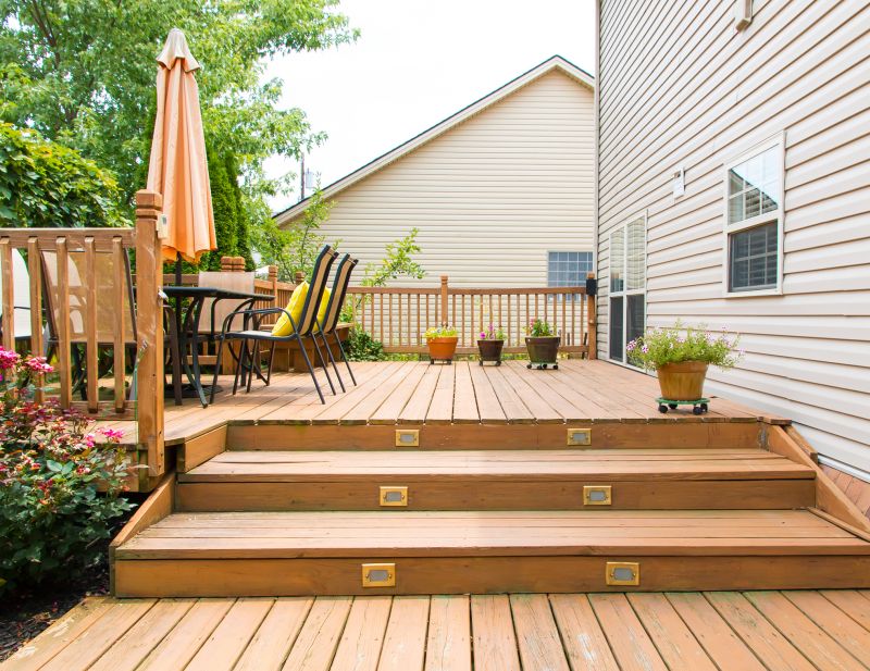 Wooden Patio Installation in Worcester, MA